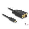 Delock Kabel USB Type-C™ Stecker - VGA Stecker (DP Alt Mode) 1 m schwarz