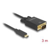 Delock Kabel USB Type-C™ Stecker - VGA Stecker (DP Alt Mode) 3 m schwarz
