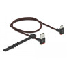 Delock EASY-USB 2.0 Kabel Typ-A Stecker zu USB Type-C™ Stecker gewinkelt oben / unten 0,5 m schwarz