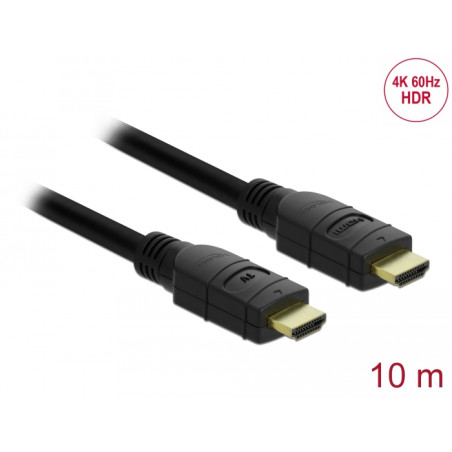 Delock Aktives HDMI Kabel 4K 60 Hz 10 m