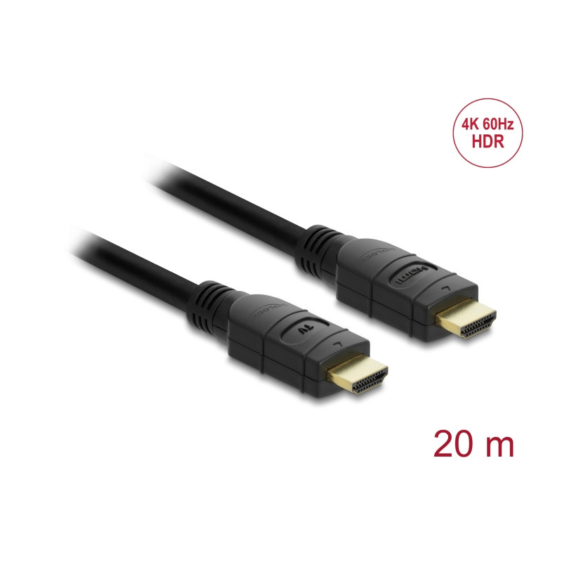 Delock Aktives HDMI Kabel 4K 60 Hz 20 m