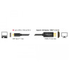 Delock Kabel USB Type-C™ Stecker - HDMI Stecker (DP Alt Mode) 4K 60 Hz 2 m schwarz