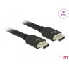 Delock Ultra High Speed HDMI Kabel 48 Gbps 8K 60 Hz schwarz 1 m zertifiziert
