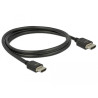 Delock Ultra High Speed HDMI Kabel 48 Gbps 8K 60 Hz schwarz 1 m zertifiziert