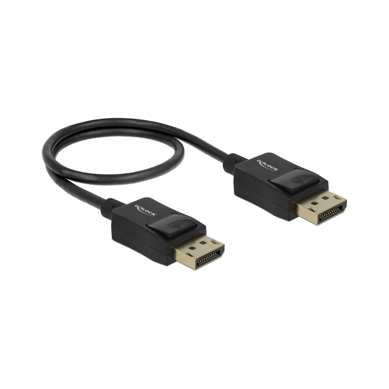 Delock Koaxiales DisplayPort Kabel 8K 60 Hz 0,5 m