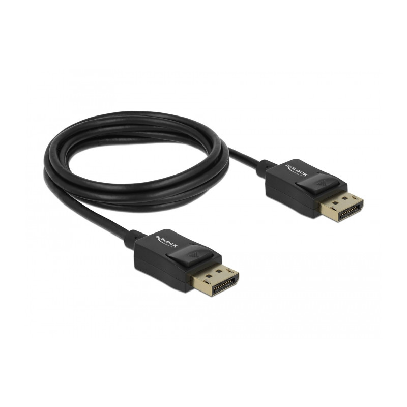 Delock Koaxiales DisplayPort Kabel 8K 60 Hz 2 m