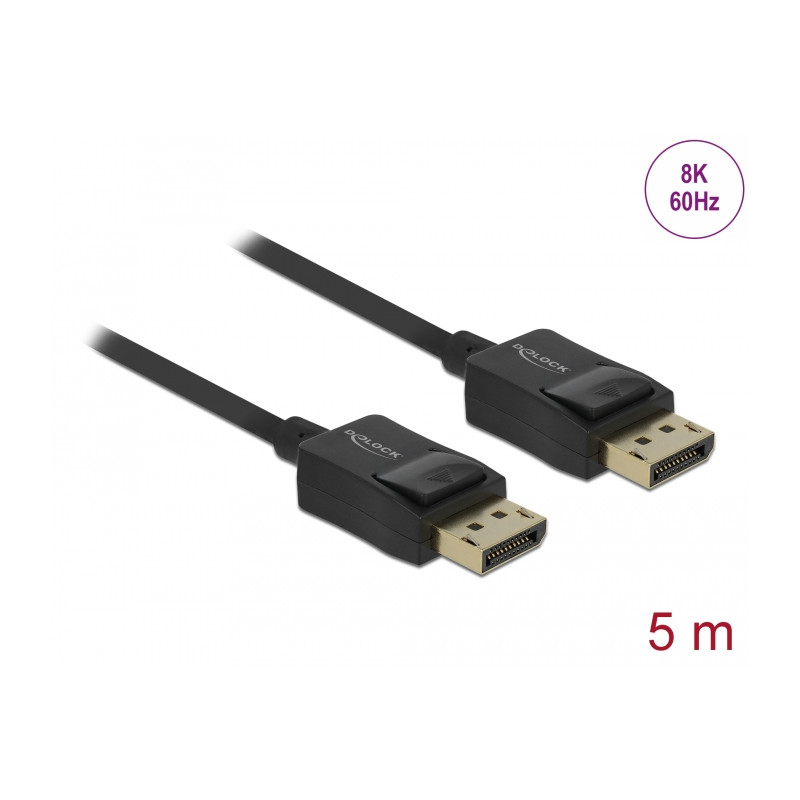 Delock Koaxiales DisplayPort Kabel 8K 60 Hz 5 m