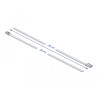 Delock Edelstahlkabelbinder L 300 x B 4,6 mm weiß 10 Stück