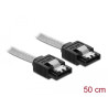 Delock SATA 6 Gb/s Kabel 50 cm transparent