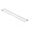 Delock Edelstahlkabelbinder L 400 x B 4,6 mm weiß 10 Stück