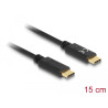 Delock USB Type-C™ Ladekabel 15 cm PD 100 W mit E-Marker