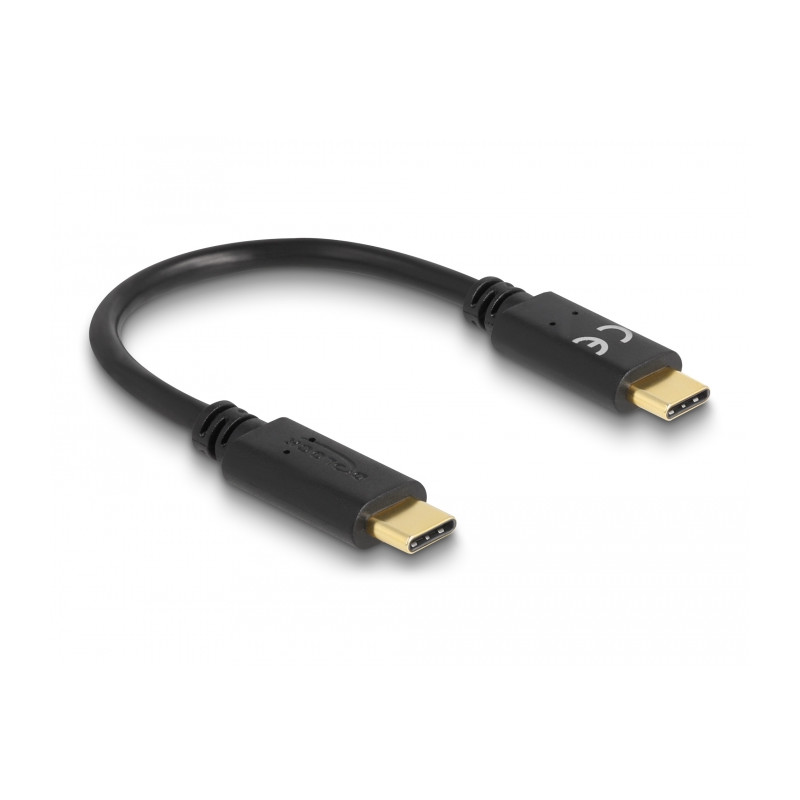 Delock USB Type-C™ Ladekabel 15 cm PD 100 W mit E-Marker