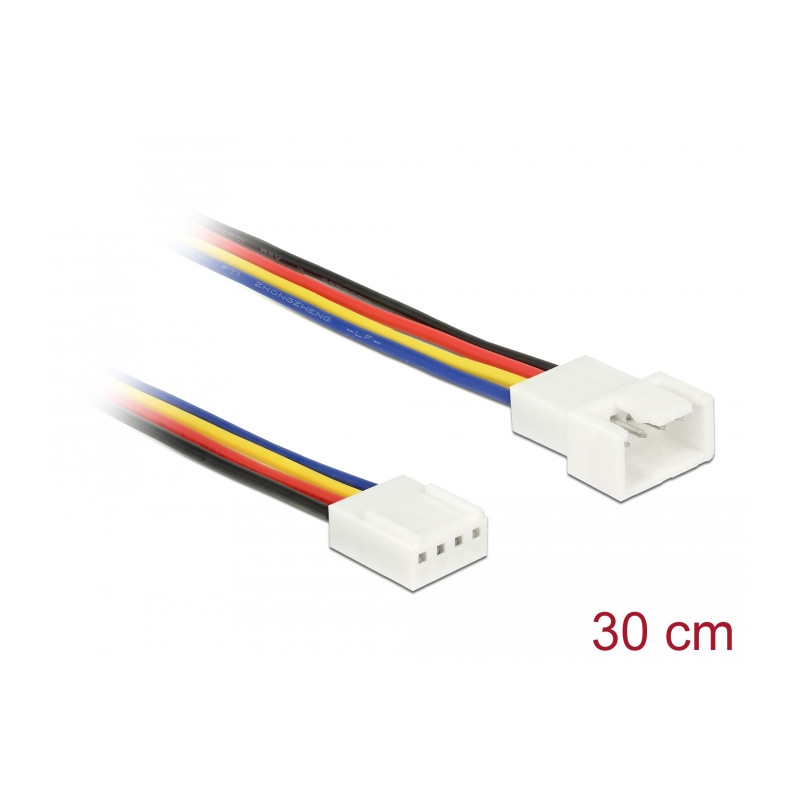 Delock Verlängerungskabel PWM Lüfteranschluss 4 Pin 30 cm