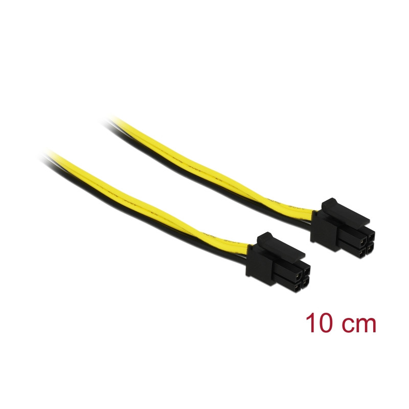 Delock Micro Fit 3.0 Kabel 4 Pin Stecker - Stecker 10 cm