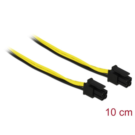 Delock Micro Fit 3.0 Kabel 4 Pin Stecker - Stecker 10 cm