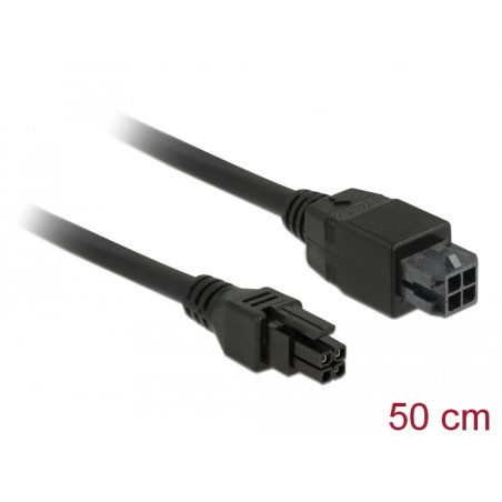 Delock Micro Fit 3.0 4 Pin Verlängerungskabel Stecker - Buchse 50 cm