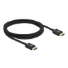 Delock Koaxiales High Speed HDMI Kabel 48 Gbps 8K 60 Hz schwarz 2 m