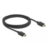 Delock High Speed HDMI Kabel 48 Gbps 8K 60 Hz 2 m