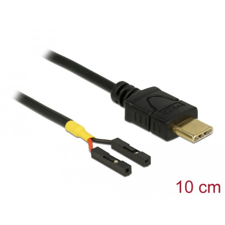 Delock Kabel USB Type-C™ Stecker - 2 x Pfostenbuchse einzeln Strom 10 cm