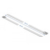 Delock Edelstahlkabelbinder L 400 x B 7,9 mm weiß 10 Stück