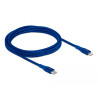 Delock Daten- und Ladekabel USB Type-C™ zu Lightning™ für iPhone™, iPad™ und iPod™ blau 2 m MFi