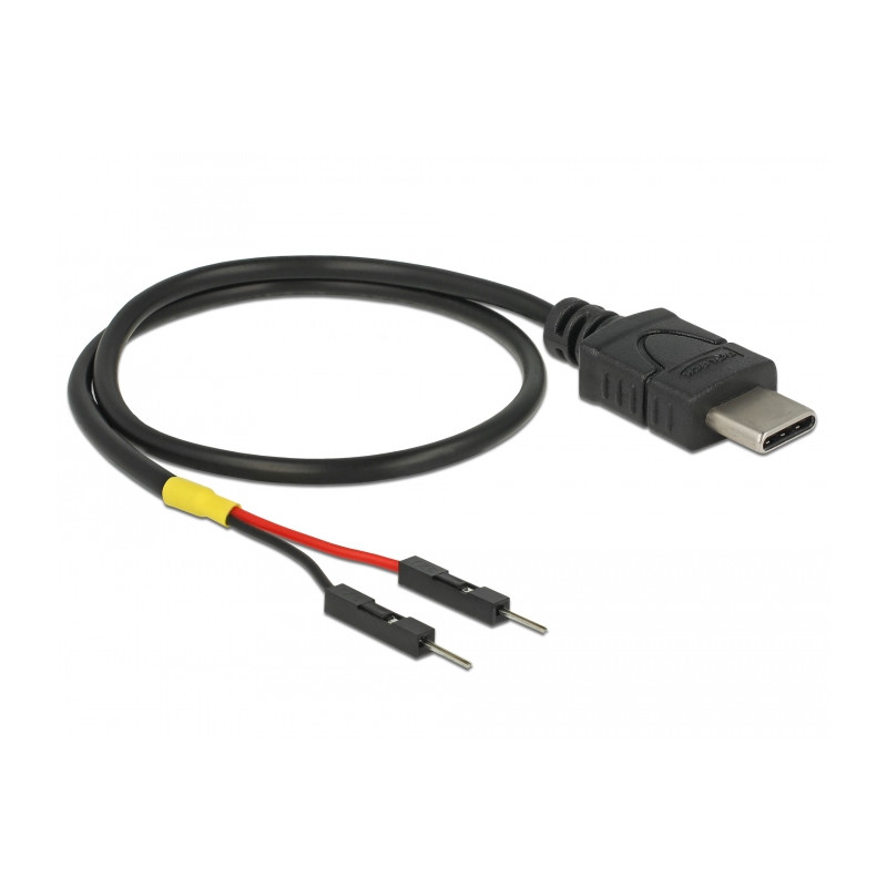 Delock USB Stromkabel Typ-C auf 2 x Pfostenstecker einzeln Strom 30 cm