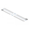 Delock Edelstahlkabelbinder L 500 x B 7,9 mm weiß 10 Stück