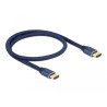 Delock Ultra High Speed HDMI Kabel 48 Gbps 8K 60 Hz blau 0,5 m zertifiziert