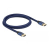 Delock Ultra High Speed HDMI Kabel 48 Gbps 8K 60 Hz blau 1 m zertifiziert