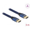 Delock Ultra High Speed HDMI Kabel 48 Gbps 8K 60 Hz blau 3 m zertifiziert