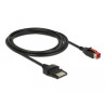 Delock PoweredUSB Kabel Stecker 24 V - 8 Pin Stecker 2 m für POS Drucker und Terminals
