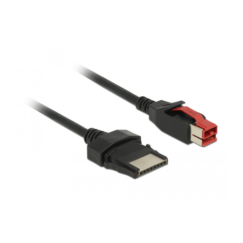 Delock PoweredUSB Kabel Stecker 24 V - 8 Pin Stecker 4 m für POS Drucker und Terminals
