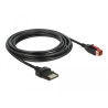 Delock PoweredUSB Kabel Stecker 24 V - 8 Pin Stecker 4 m für POS Drucker und Terminals