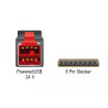 Delock PoweredUSB Kabel Stecker 24 V - 8 Pin Stecker 5 m für POS Drucker und Terminals