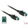 Delock PoweredUSB Kabel Stecker 12 V - PoweredUSB Stecker 12 V 1 m für POS Drucker und Terminals