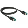 Delock PoweredUSB Kabel Stecker 12 V - PoweredUSB Stecker 12 V 1 m für POS Drucker und Terminals