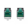 Delock PoweredUSB Kabel Stecker 12 V - PoweredUSB Stecker 12 V 3 m für POS Drucker und Terminals