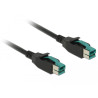 Delock PoweredUSB Kabel Stecker 12 V - PoweredUSB Stecker 12 V 5 m für POS Drucker und Terminals