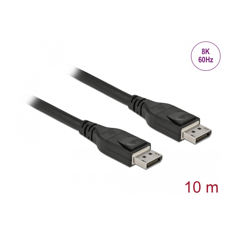 Delock Aktives DisplayPort Kabel 8K 60 Hz 10 m