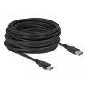 Delock Aktives DisplayPort Kabel 8K 60 Hz 12 m