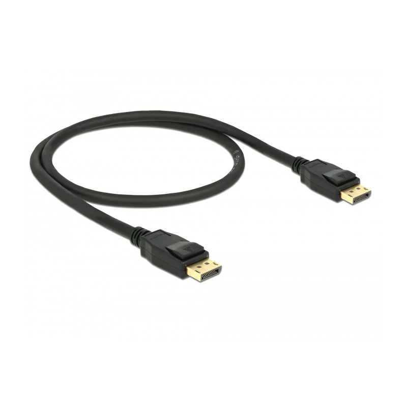 Delock Kabel DisplayPort 1.2 Stecker - DisplayPort Stecker 4K 60 Hz 0,5 m