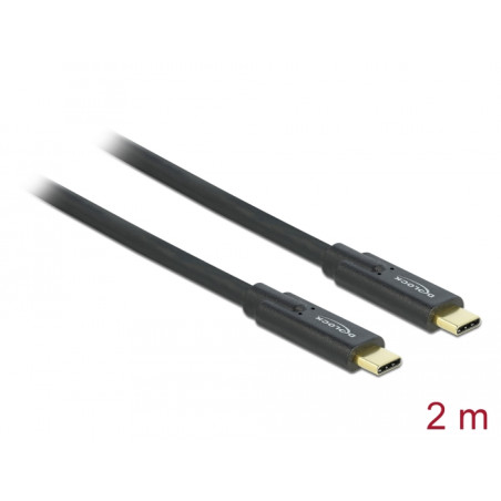 Delock USB 5 Gbps Kabel USB Type-C™ zu USB Type-C™ 2 m PD 5 A E-Marker