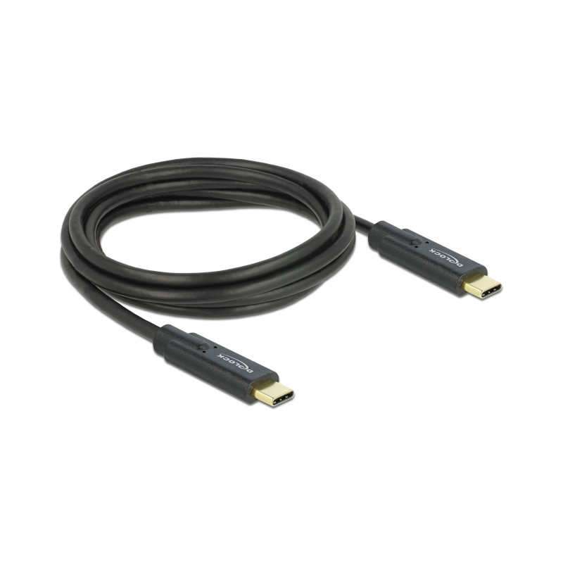 Delock USB 5 Gbps Kabel USB Type-C™ zu USB Type-C™ 2 m PD 5 A E-Marker