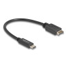 Delock USB 10 Gbps Kabel USB Typ-E Key A 20 Pin Stecker zu USB Type-C™ Stecker 25 cm