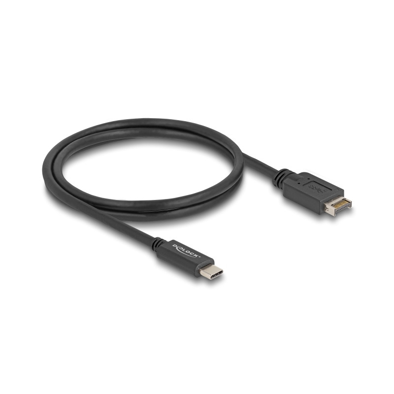 Delock USB 10 Gbps Kabel USB Typ-E Key A 20 Pin Stecker zu USB Type-C™ Stecker 1 m