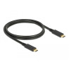 Delock USB 10 Gbps Kabel USB Type-C™ zu USB Type-C™ 1 m PD 5 A E-Marker