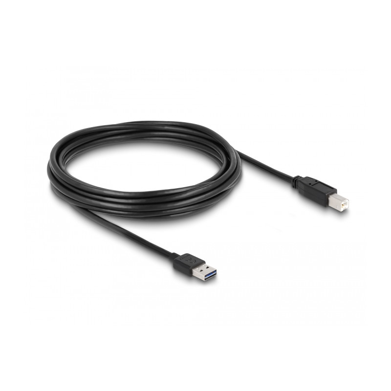 Delock Kabel EASY-USB 2.0 Typ-A Stecker - USB 2.0 Typ-B Stecker 5 m schwarz