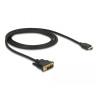 Delock HDMI zu DVI 18+1 Kabel bidirektional 1 m