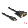 Delock HDMI zu DVI 18+1 Kabel bidirektional 2 m