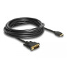 Delock HDMI zu DVI 18+1 Kabel bidirektional 5 m